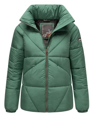 Chaqueta acolchada invierno mujer Navahoo Schokolinaa con cuello alto