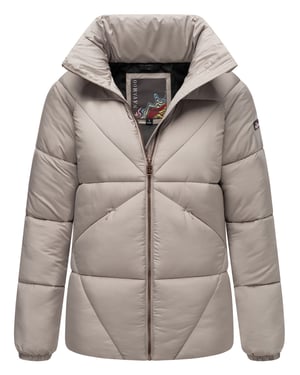Chaqueta acolchada invierno mujer Navahoo Schokolinaa con cuello alto