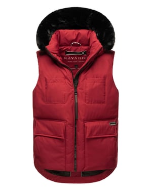 Chaleco de invierno para mujer Navahoo Cinnamon Bunny - cálido y elegante