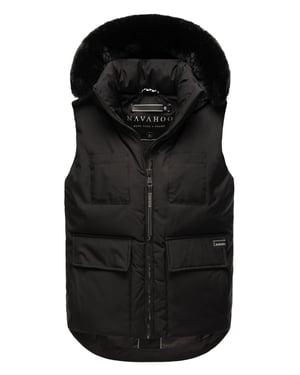 Chaleco de invierno para mujer Navahoo Cinnamon Bunny - cálido y elegante