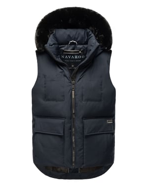 Chaleco de invierno para mujer Navahoo Cinnamon Bunny - cálido y elegante