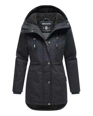 Chaqueta de invierno mujer Navahoo Winterfunke con forro de borreguito