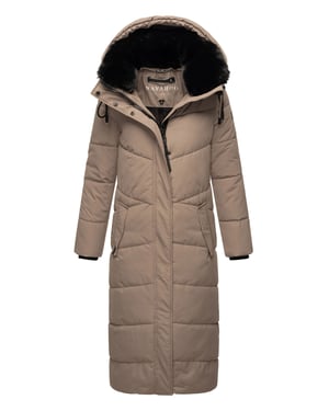 Navahoo abrigo de invierno acolchado para mujer Hingucker – Largo & Cálido