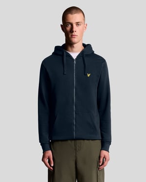 Sudadera con capucha de algodón Loopback de Lyle & Scott - Azul marino