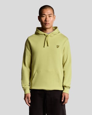 Sudadera de algodón con bucle Lyle & Scott - Amarillo