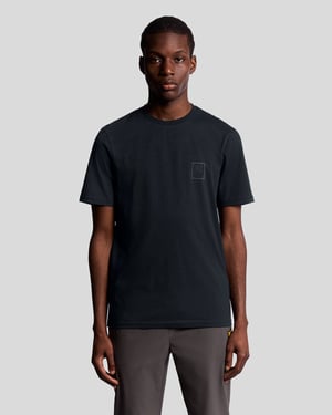 Camiseta Deportiva con Logo Tonal Lyle & Scott - Marino