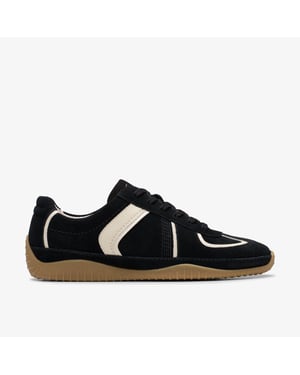 Zapatos de Suede Combinados Meridor Lo Black