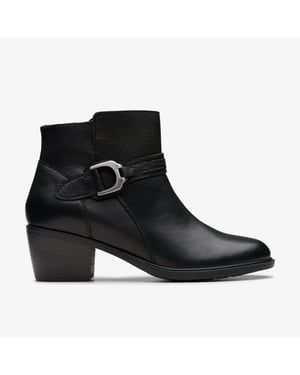 Botas de Cuero Neva con Hebilla Negra