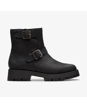 Botas de cuero negro engrasado Ledwick Haley