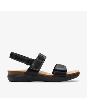 Sandalias Combi Negras April Clover