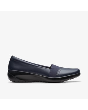 Zapatos de Cuero Navy Kaetlyn Rhea