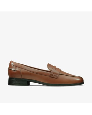 Zapatos de Cuero Marrón Hamble Loafer