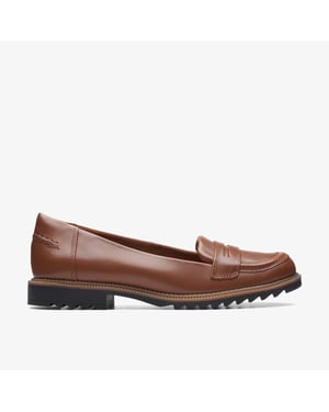 Zapatos de Cuero Marrón Griffin Milly
