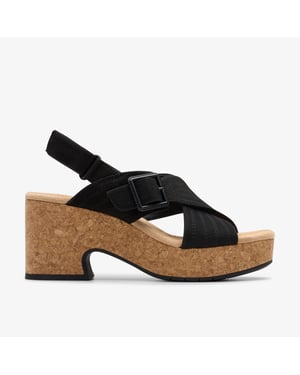 Sandalias de Nubuck Negro Nerisa West