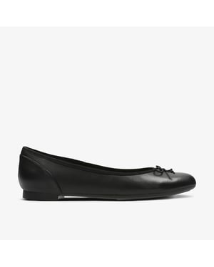 Zapatos de Cuero Negro Couture Bloom