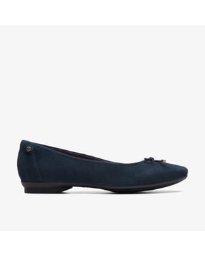 Zapatos de ante azul marino Candra