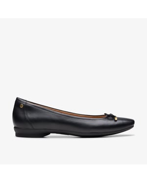 Zapatos de cuero negro claro Candra