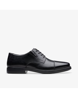 Zapatos de Cuero Negro Cosgrove Cap