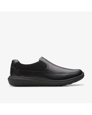 Zapatos de Cuero Negro Watchet Step