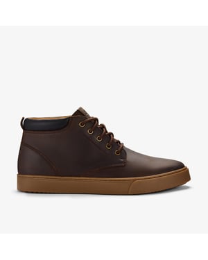 Botas Lockton en cuero aceitado marrón medio