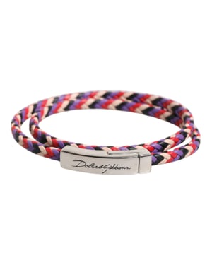 Pulsera de cuero trenzado con cierre magnético