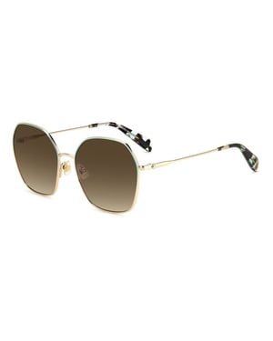 Gafas de sol octagonales con lentes degradados