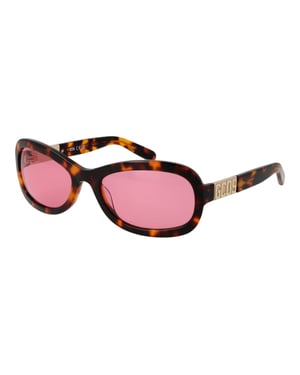 Gafas de sol ovaladas con detalle de logo