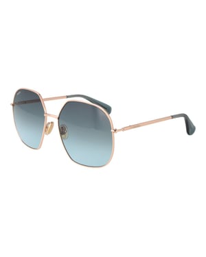 Gafas de sol de lentes en degradado con marco de metal