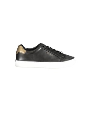 Zapatillas Leona Estilo Casual Negro y Dorado