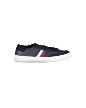 Zapatilla de poliéster azul Tommy Hilfiger