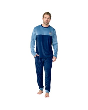 Pijama Terciopelo Manga Larga MU3 para Hombre
