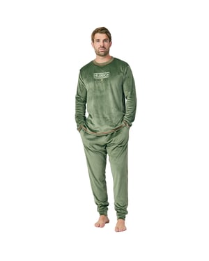 Pijama Terciopelo Manga Larga MU3 para Hombre