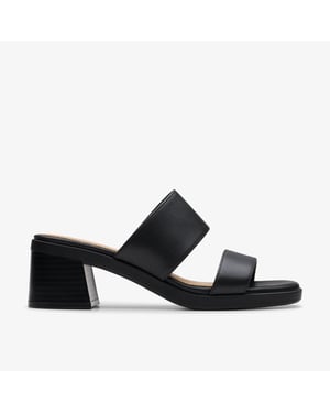 Sandalias de Cuero Negro Jaylan Dusk