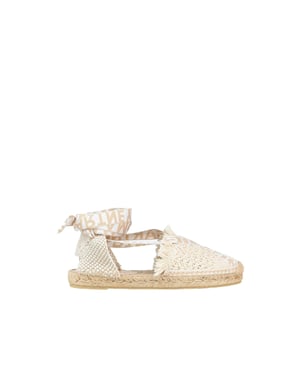 Espadrilles de Lona con Logo de Stella McCartney