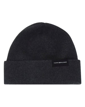 Gorro Gris Carbón De Tommy Hilfiger