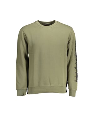 Sudadera de Cuello Redondo con Gráficos en las Mangas