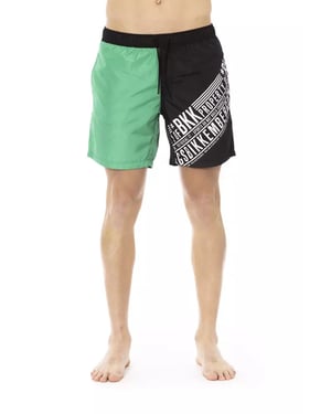 Bikkembergs Pantalones de Baño con Estampado Gráfico