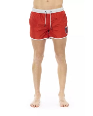 Bañador Rojo con Parche