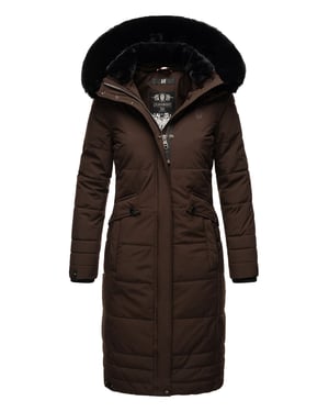 Navahoo Chaqueta de invierno Fahmiyaa para mujer – Larga, Cálida & Funcional con Capucha