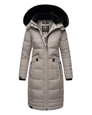 Navahoo Chaqueta de invierno Fahmiyaa para mujer – Larga, Cálida & Funcional con Capucha