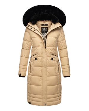 Navahoo Chaqueta de invierno Fahmiyaa para mujer – Larga, Cálida & Funcional con Capucha