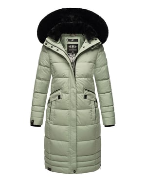 Navahoo Chaqueta de invierno Fahmiyaa para mujer – Larga, Cálida & Funcional con Capucha