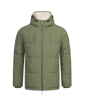 Alessandro Salvarini Chaqueta de Invierno Hombre Acolchada AS-457 – 2en1 Con Forro Polar Extraíble & Doble Capucha