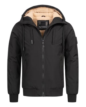 Alessandro Salvarini Chaqueta de Invierno Hombre AS-431 – Cálida Con Forro de Borreguito & Capucha