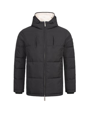 Alessandro Salvarini Chaqueta de Invierno Hombre Acolchada AS-457 – 2en1 Con Forro Polar Extraíble & Doble Capucha