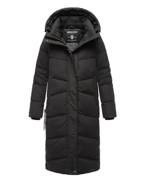 Navahoo abrigo de invierno acolchado para mujer Kuschelmausi – Largo & Muy Cálido