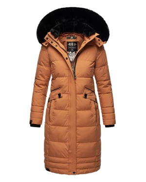 Navahoo Chaqueta de invierno Fahmiyaa para mujer – Larga, Cálida & Funcional con Capucha