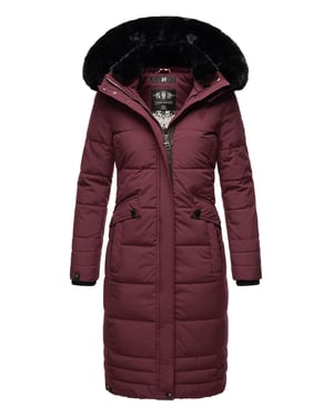 Navahoo Chaqueta de invierno Fahmiyaa para mujer – Larga, Cálida & Funcional con Capucha