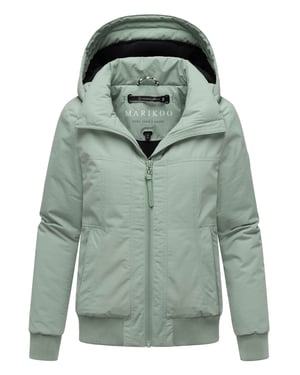 Chaqueta de invierno Marikoo Mooni 16 para mujer estilo bomber con capucha