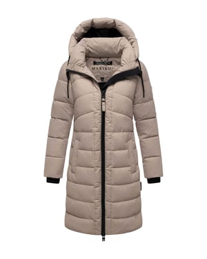 Abrigo de invierno Marikoo Kaltnäschen para mujer con capucha desmontable